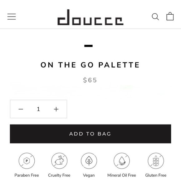 Doucce On The Go Palette NEW - Picture 3 of 3
